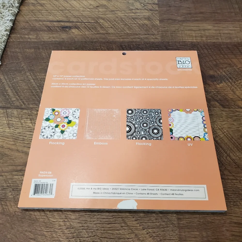Me My Big Ideas Cardstock Scrapbooking Paper 48 Sheets Arts Crafts Specialty NEW